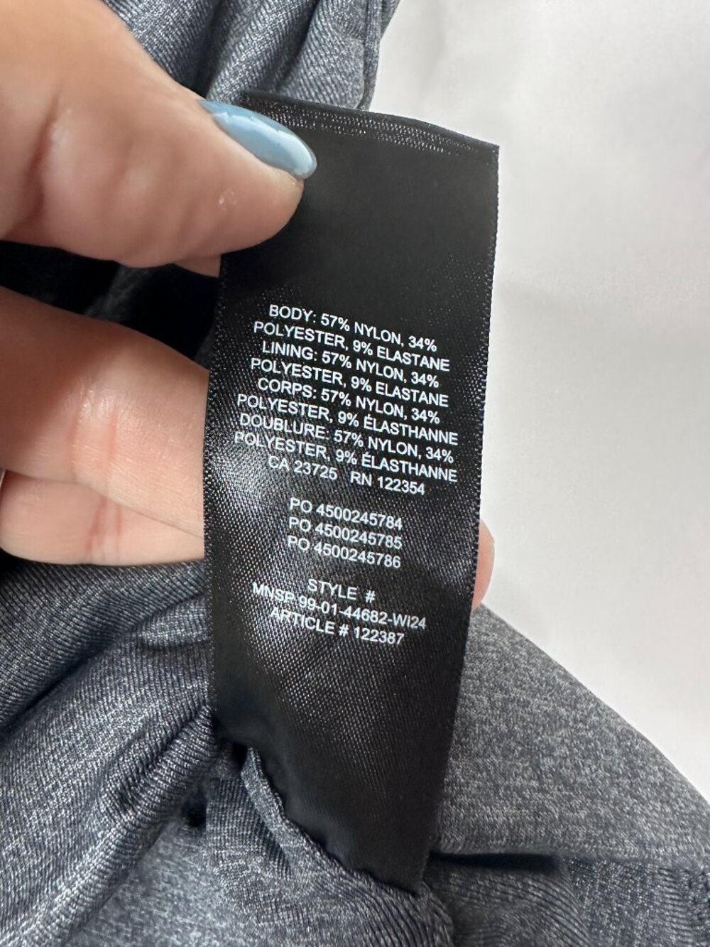 Aritzia Contour Flourish Top Ruched Squareneck Second-skin Tank Top #A1847 - Picture 5 of 7